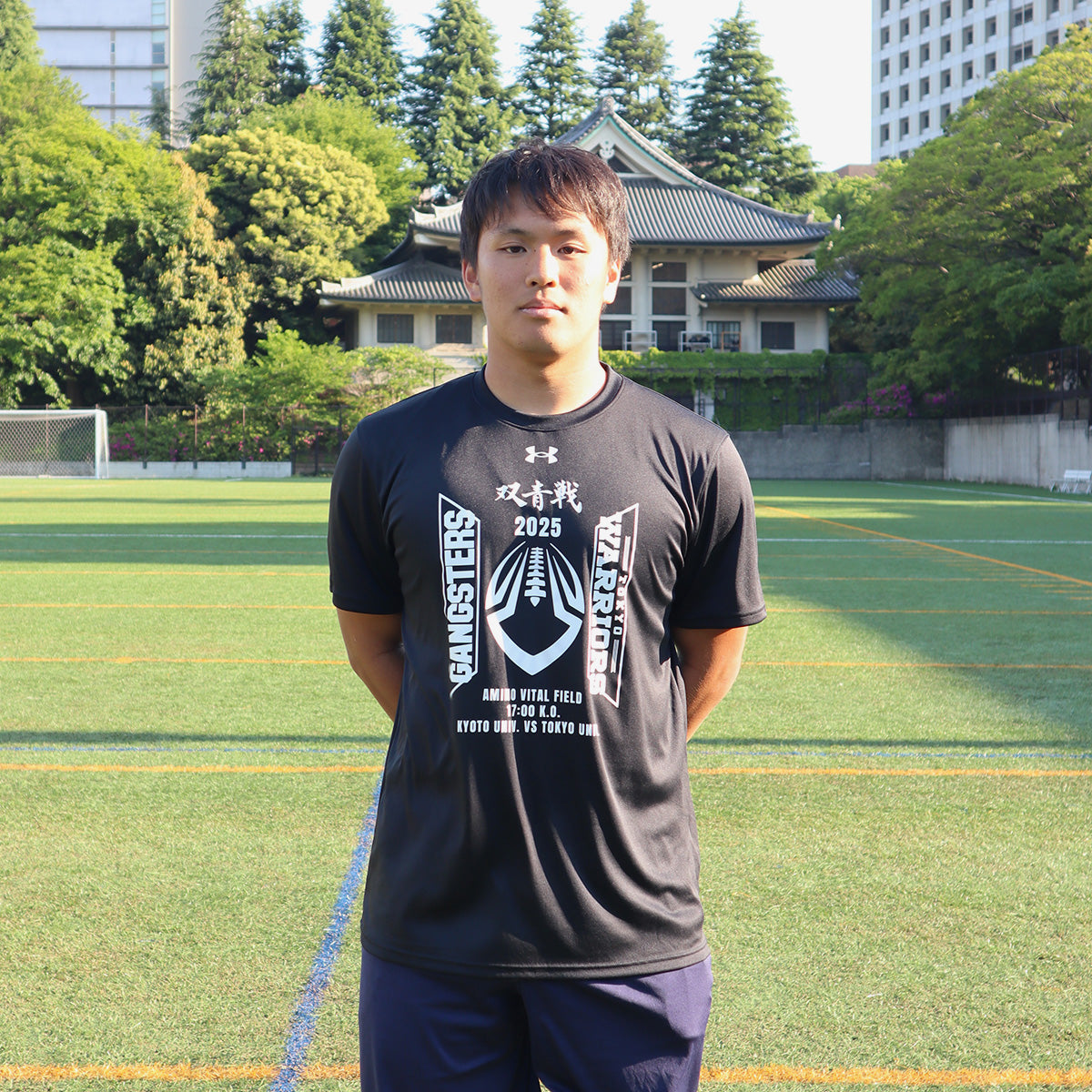 UA×東京大学“Warriors“ドライフィットトレーニングシャツMサイズ 第67回双青戦記念Tシャツ – 東大アメフト部WARRIORSオンラインショップ