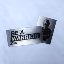 画像をギャラリービューアに読み込む, BE A WARRIOR ステッカー